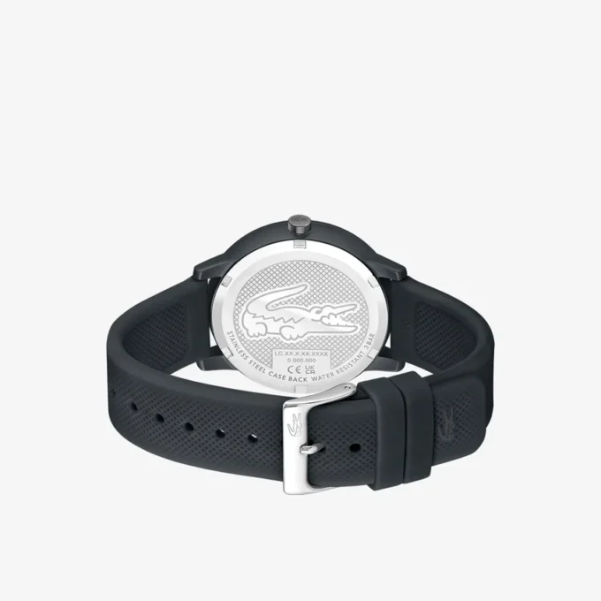 Reloj Lacoste.12.12 Move de 3 agujas con correa de silicona negra