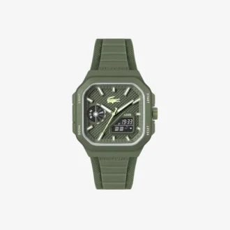 Reloj Lc33 analógico y digital cuadrado de silicona