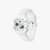 Reloj Lc33 analógico y digital cuadrado de silicona