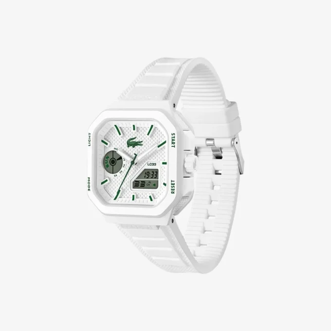 Reloj Lc33 analógico y digital cuadrado de silicona