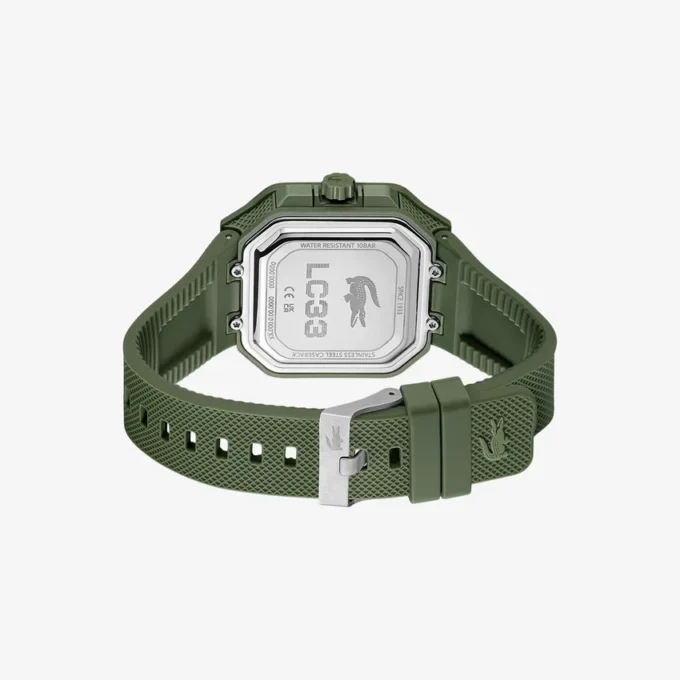 Reloj Lc33 analógico y digital cuadrado de silicona