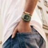 Reloj Lc33 analógico y digital cuadrado de silicona