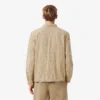 Sobrecamisa de cuadros de algodón grueso oversize para hombre