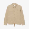 Sobrecamisa de cuadros de algodón grueso oversize para hombre