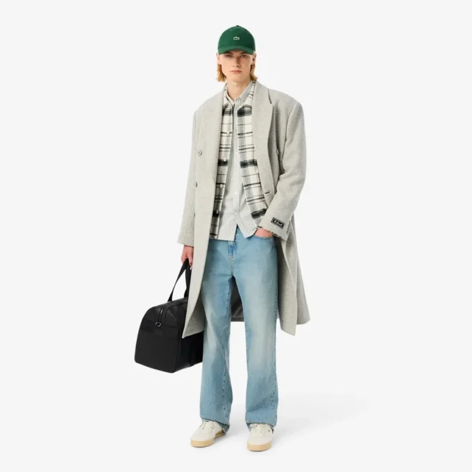 Sobrecamiseta de cuadros de algodón para hombre