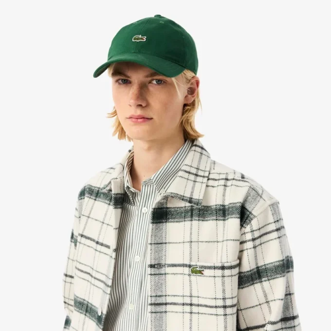 Sobrecamiseta de cuadros de algodón para hombre