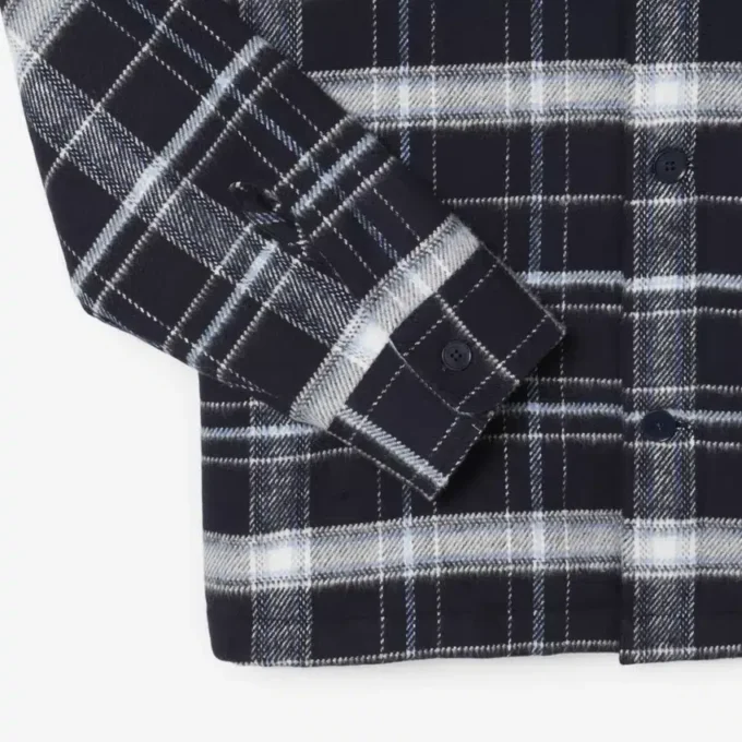 Sobrecamiseta de cuadros de algodón para hombre