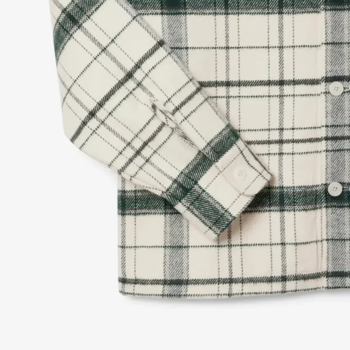 Sobrecamiseta de cuadros de algodón para hombre