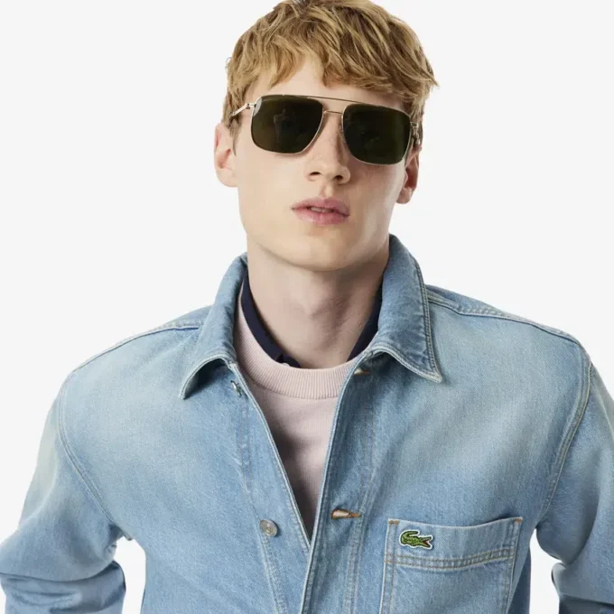 Sobrecamiseta de denim de algodón grueso para hombre