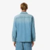 Sobrecamiseta de denim de algodón grueso para hombre