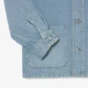 Sobrecamiseta de denim de algodón grueso para hombre