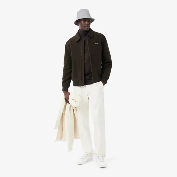 Sombrero de pescador unisex de algodón a cuadros de doble cara