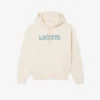 Sudadera con capucha bordada de corte holgado para hombre