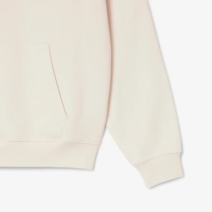 Sudadera con capucha bordada de corte holgado para hombre
