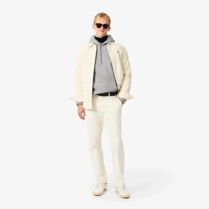 Sudadera con capucha bordada para hombre