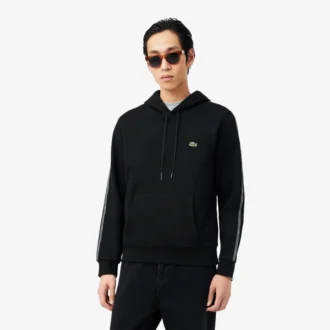 Sudadera con capucha, cremallera y banda con el logotipo