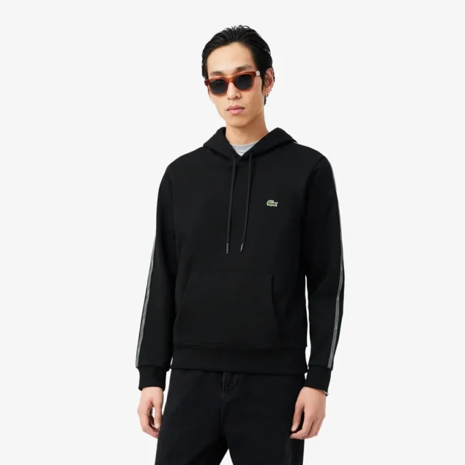 Sudadera con capucha, cremallera y banda con el logotipo