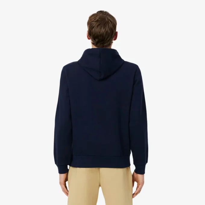 Sudadera con capucha, cremallera y banda con el logotipo