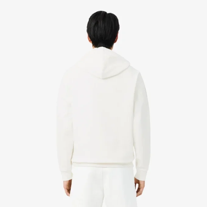 Sudadera con capucha, cremallera y banda con el logotipo