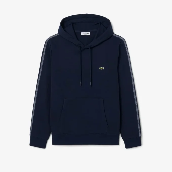 Sudadera con capucha, cremallera y banda con el logotipo