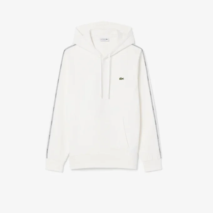 Sudadera con capucha, cremallera y banda con el logotipo