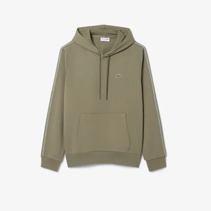 Sudadera con capucha, cremallera y banda con el logotipo