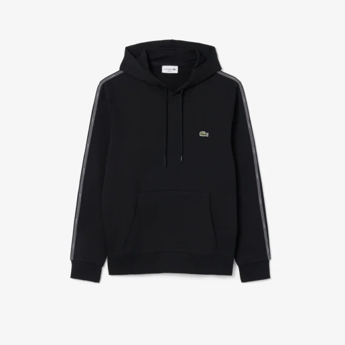 Sudadera con capucha, cremallera y banda con el logotipo
