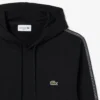 Sudadera con capucha, cremallera y banda con el logotipo