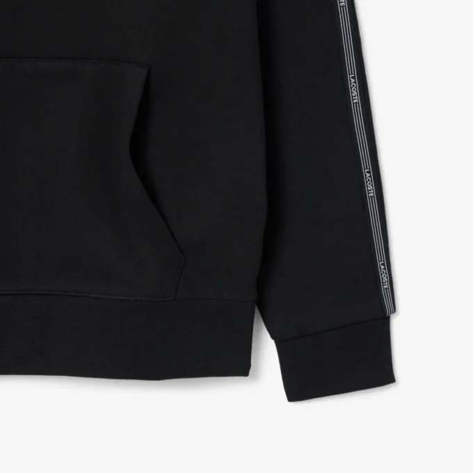 Sudadera con capucha, cremallera y banda con el logotipo