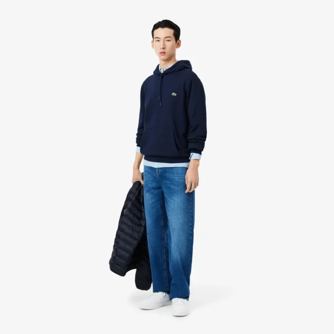 Sudadera con capucha de algodón para hombre