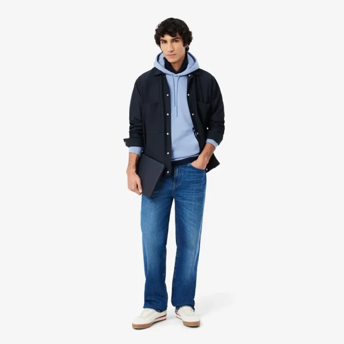 Sudadera con capucha de algodón para hombre
