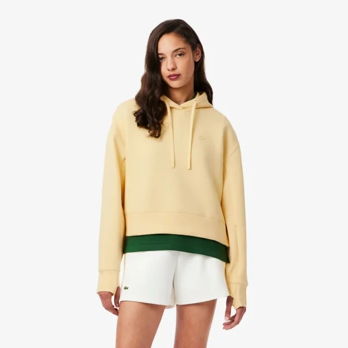Sudadera con capucha de algodón para mujer