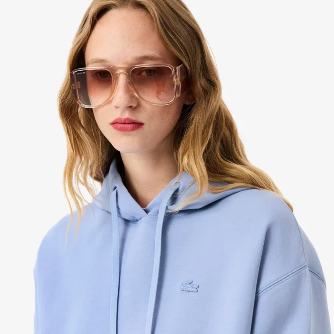Sudadera con capucha de algodón para mujer