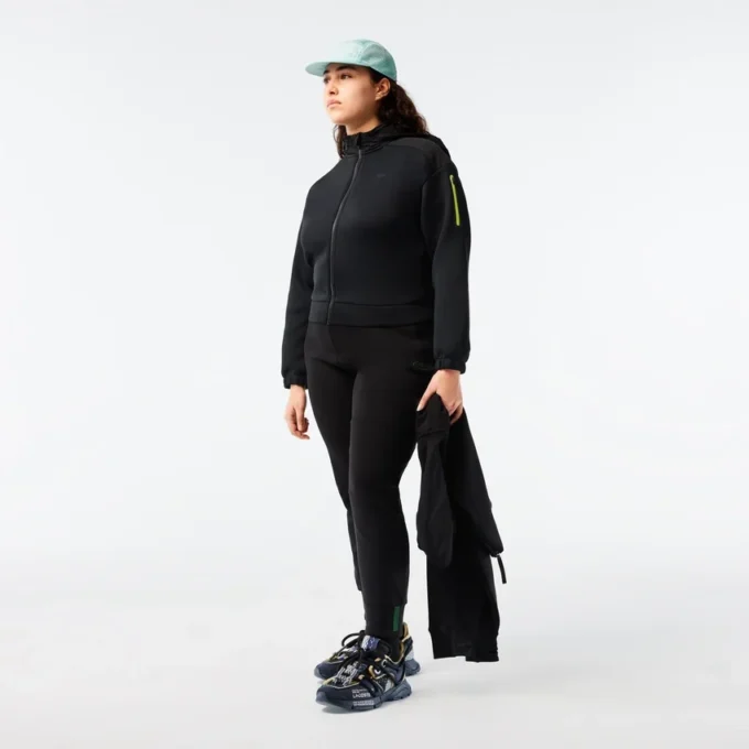 Sudadera con capucha de deporte desmontable para mujer