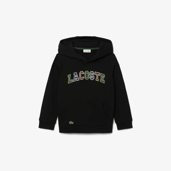 Sudadera con capucha de felpa bordada