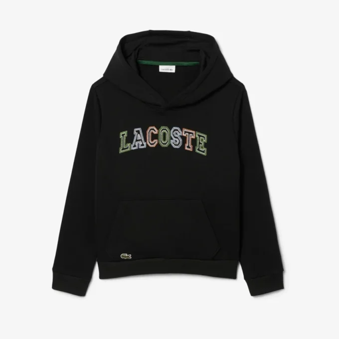 Sudadera con capucha de felpa bordada