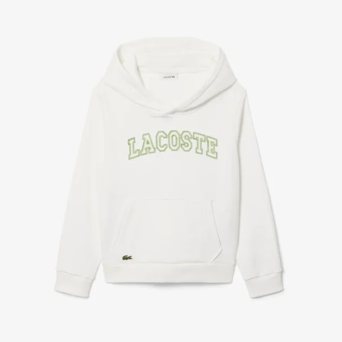 Sudadera con capucha de felpa bordada