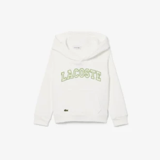 Sudadera con capucha de felpa bordada