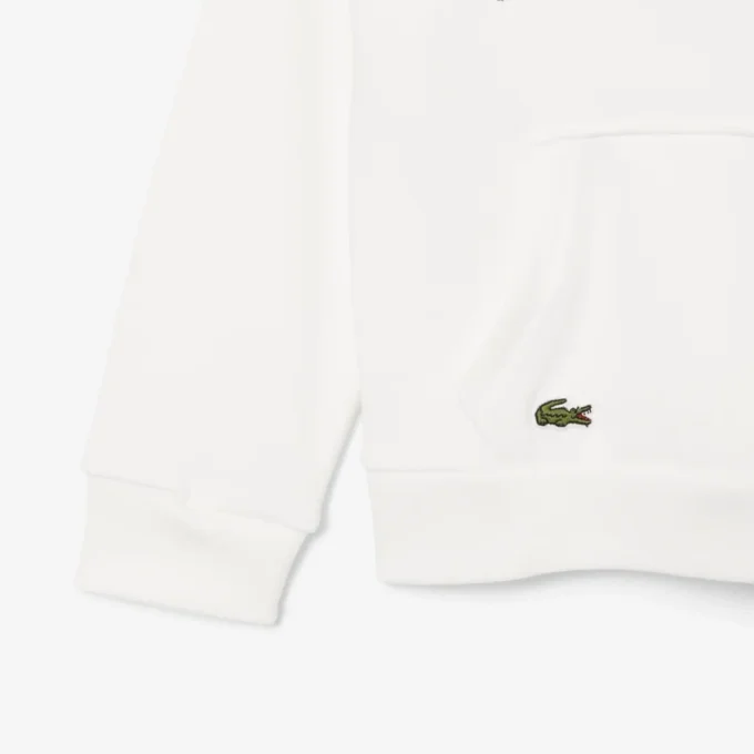 Sudadera con capucha de felpa bordada