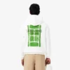 Sudadera con capucha de felpa con estampado múltiple