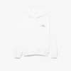 Sudadera con capucha de felpa con estampado múltiple