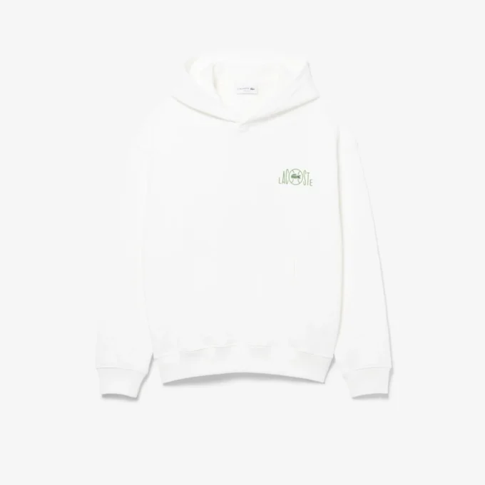 Sudadera con capucha de felpa con estampado múltiple