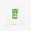 Sudadera con capucha de felpa con estampado múltiple