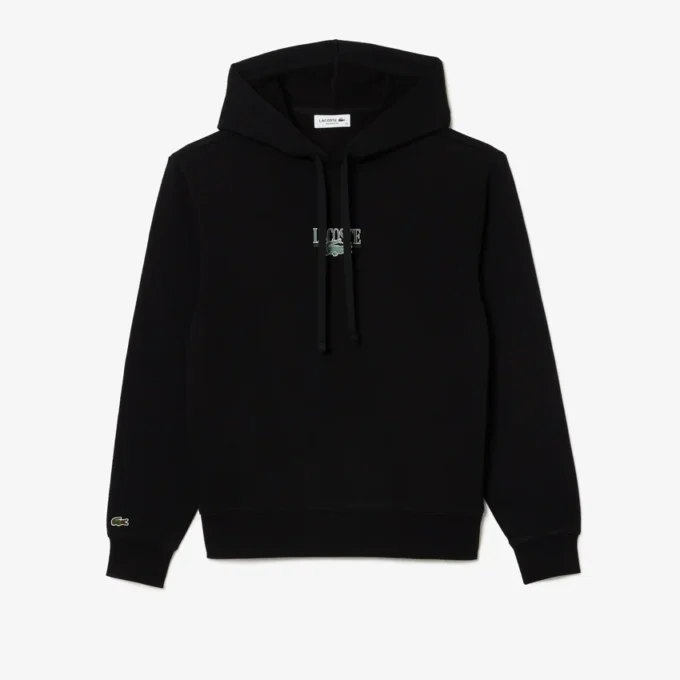 Sudadera con capucha de felpa de corte holgado para mujer
