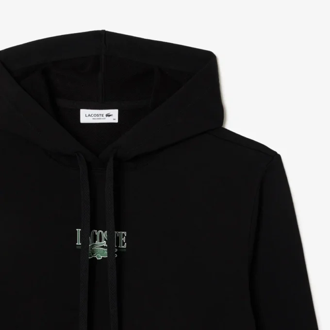 Sudadera con capucha de felpa de corte holgado para mujer
