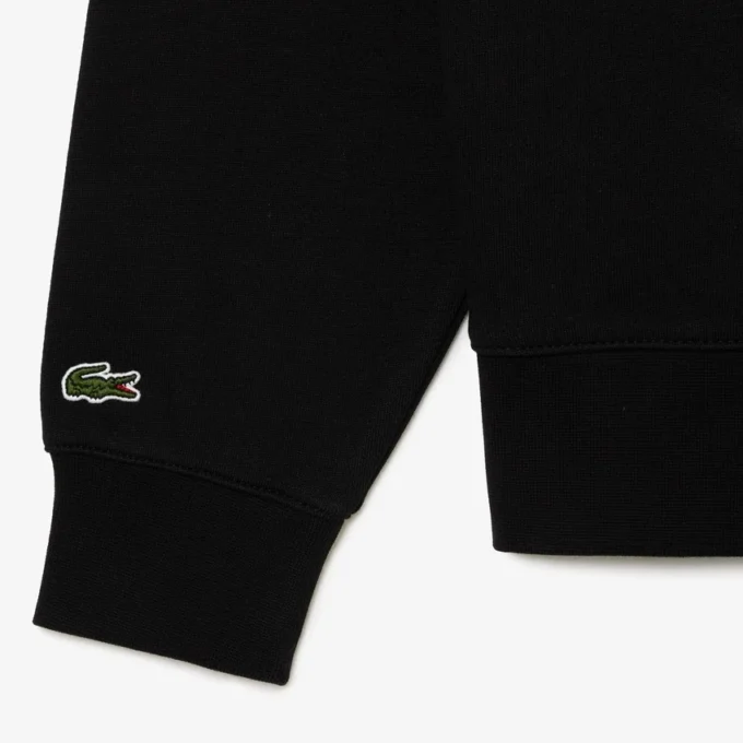 Sudadera con capucha de felpa de corte holgado para mujer