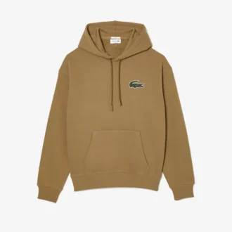 Sudadera con capucha de felpa de corte holgado unisex