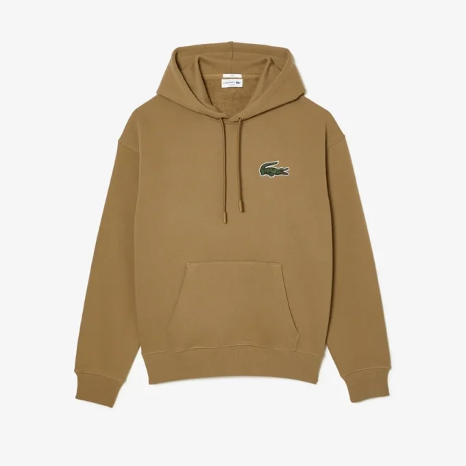 Sudadera con capucha de felpa de corte holgado unisex