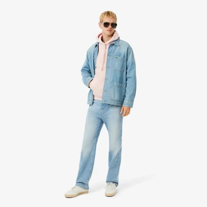 Sudadera con capucha de felpa estampada para hombre
