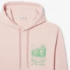 Sudadera con capucha de felpa estampada para hombre